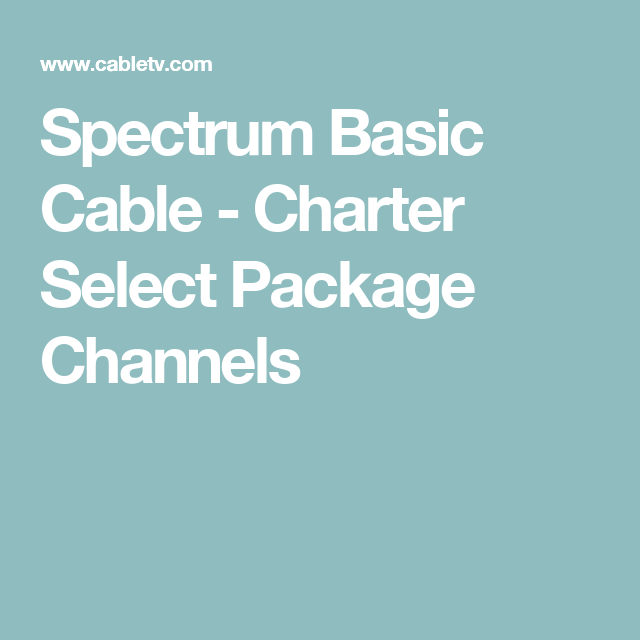 spectrum basic tv channels list